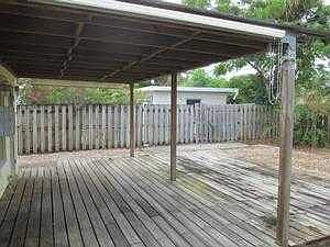 Covered back deck