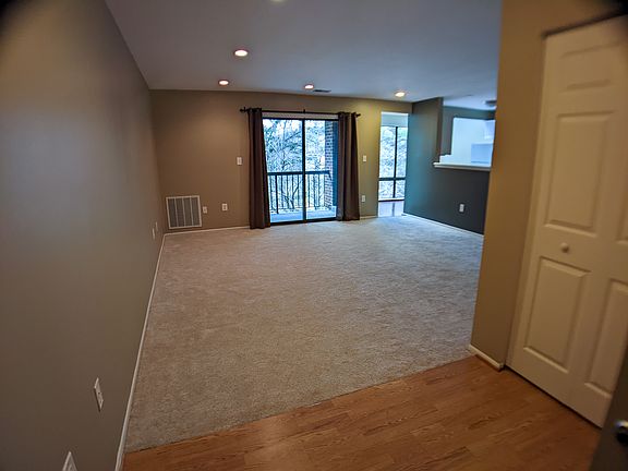 View from foyer into living room.
