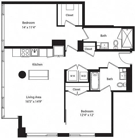 Floor plan 2B
