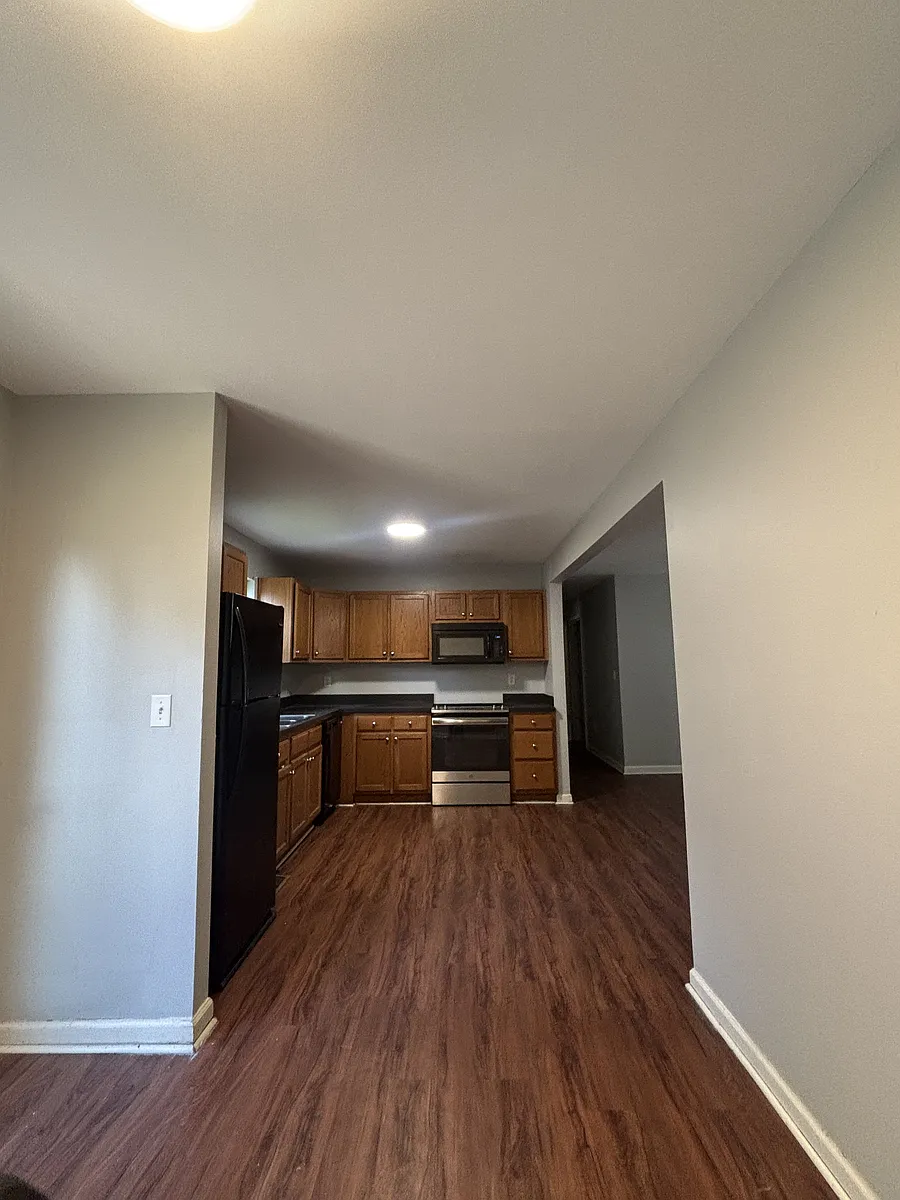 View of kitchen from dining room. - 537B Maple St