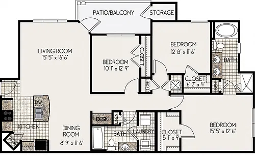 Floor plan C1 Floorplan