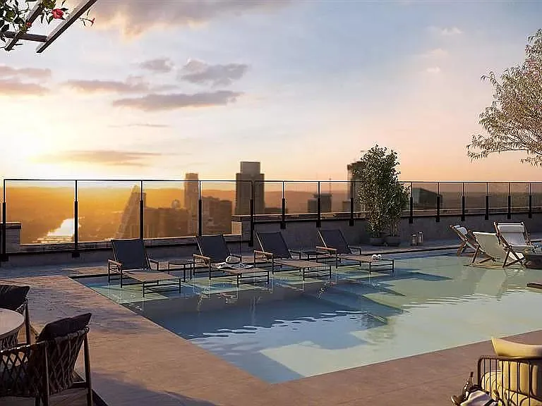 Rooftop pool
