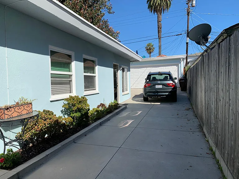 Driveway & garage