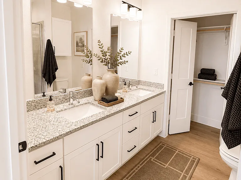 Double Vanity Bathroom