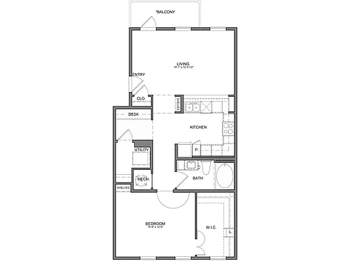 Floor plan Stag's Leap 7A9.2
