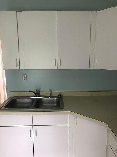 Kitchen- simple and clean with plenty of counter and cabinet