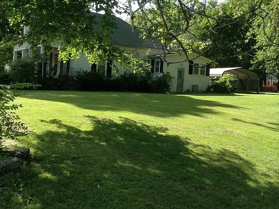 Mature trees provide shade. 