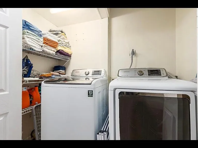 Washer and dryer
