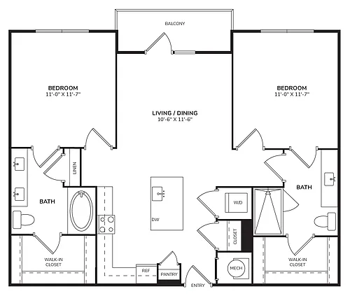 Floor plan B1
