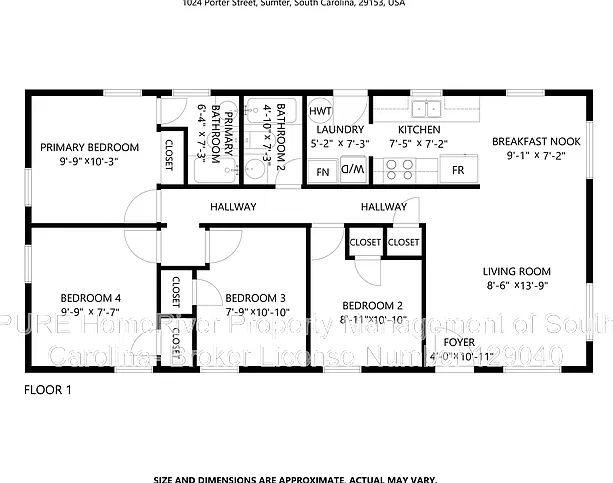 3 bed, 2.0 bath, 1171 sqft, $1,200 — Photo 3