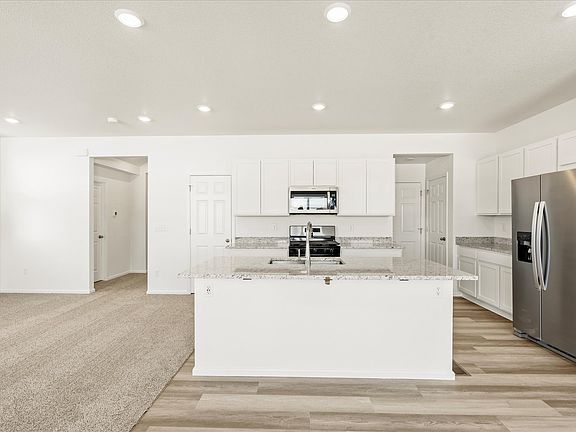 The Red Rock floorplan interior image taken at a Meritage Homes community in Colorado Springs,
