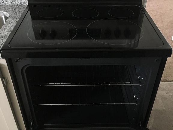 Modern stove and oven