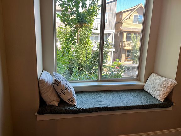 Bay window on main floor. Great place to read and drink coffee in the AM.