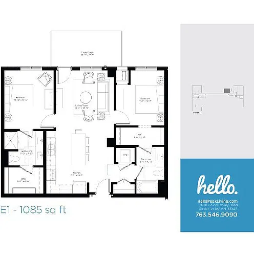 Floor plan E1