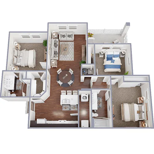 Floor plan Bluebonnet