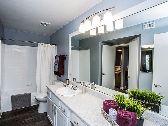 Experience luxury in this beautifully designed bathroom, perfect for relaxation.