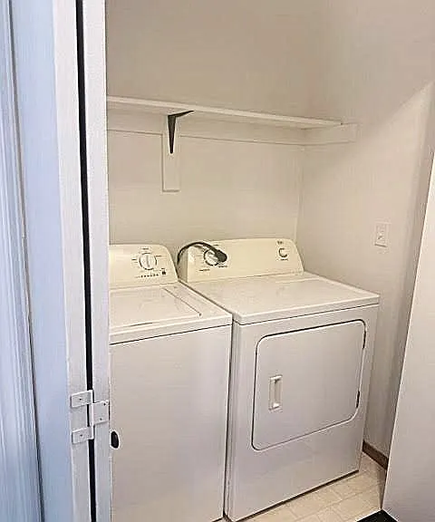 Full size washer and dryer