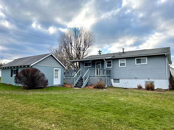 Outside home backdoor view