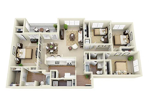 Floor plan The Dorset