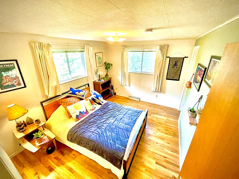 Master bedroom (unit is for rent unfurnished).