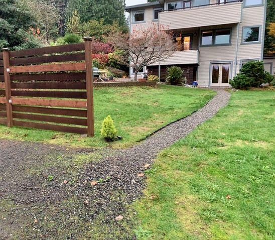 pathway from parking space