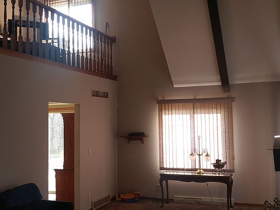 Loft above living room