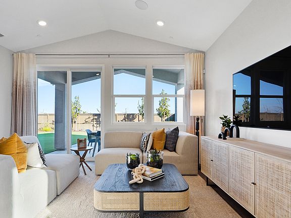 Great room with high ceilings