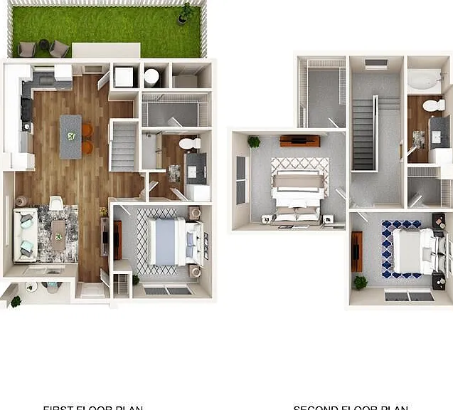 C1 floor plan Cottages at Ridgefield