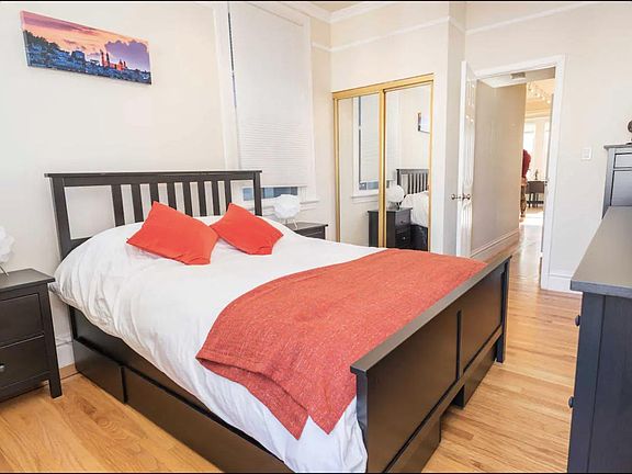 Bedroom with queen bed