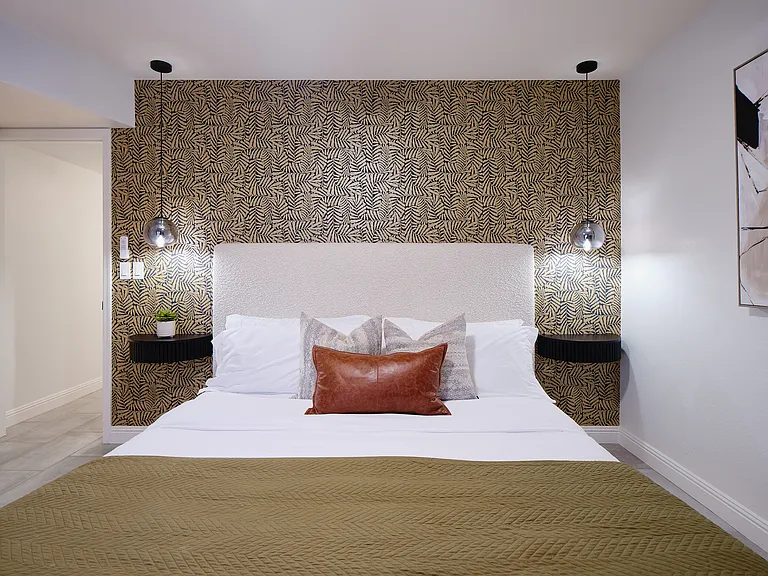 Bedroom 2 of 4: King Size Bed