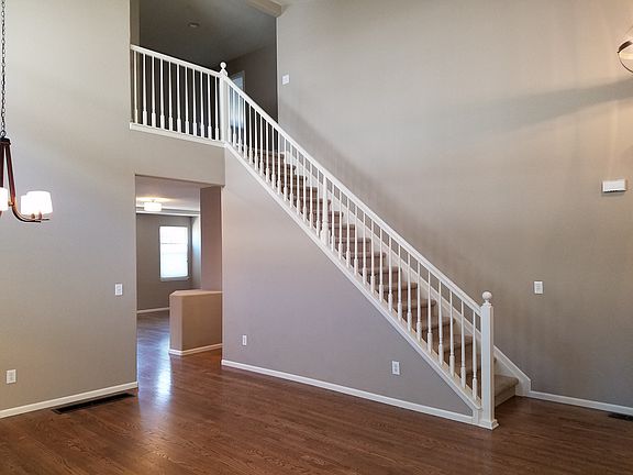 Staircase in formal entrance