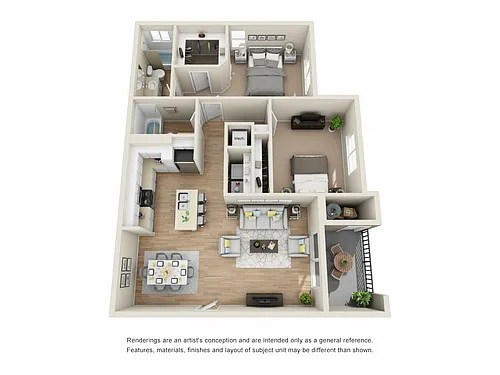 Floor plan 2X2 B3
