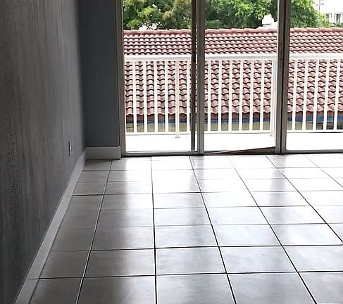 Living room with balcony