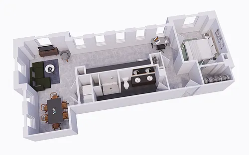 Floor plan The Gray