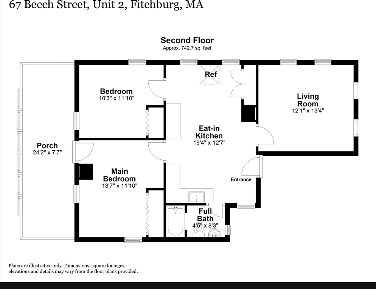 2 bed, 743 sqft, $2,100 — Photo 4