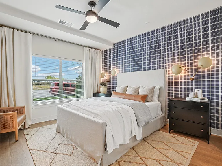Large Bedroom with Window and Bathroom Access