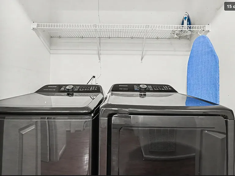 Washer and Dryer Closet is located in the hall.