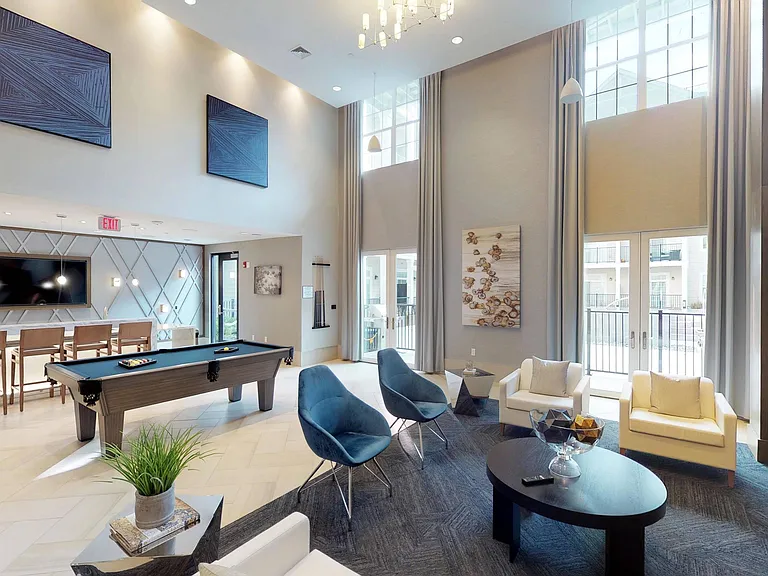 Socialize comfortably in our resident lounge