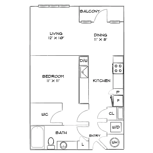 Floor plan Design 1CC
