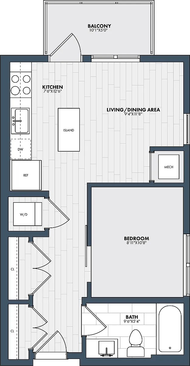 Floor plan Studio-S2