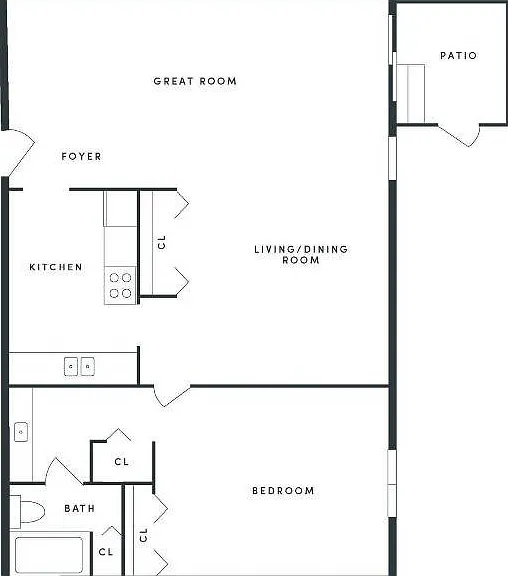 One Bedroom | One Bathroom One Bedroom | One Bathroom