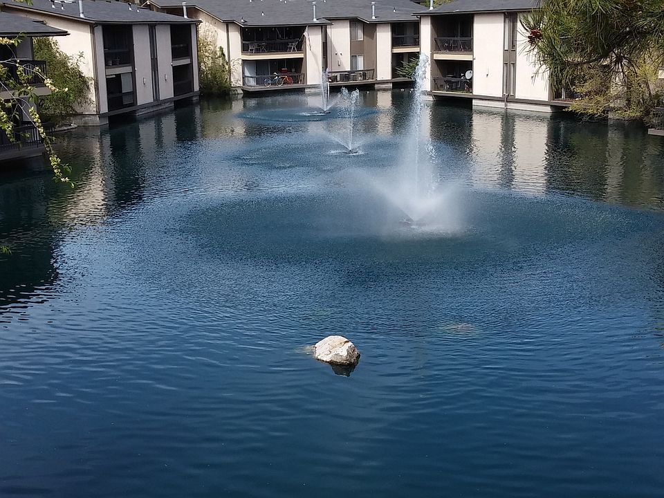 view from across the lake