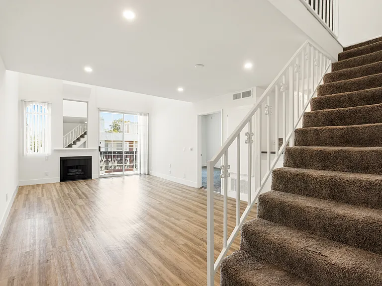 Living Space, Fire Place, Balcony