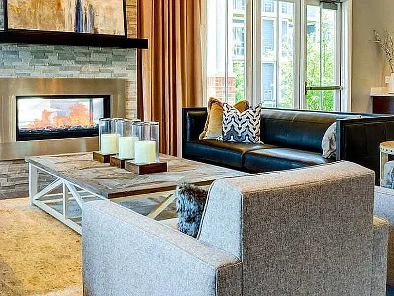 Clubhouse Fireplace lounge