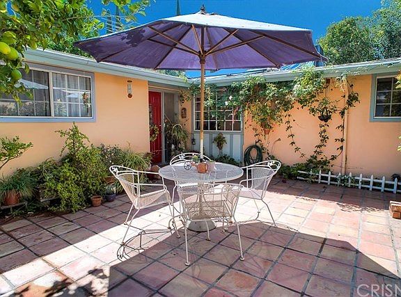 Enjoy a cup of coffee in your relaxing courtyard.