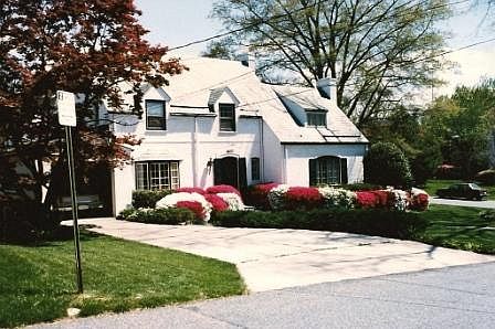 Attractive landscaping.