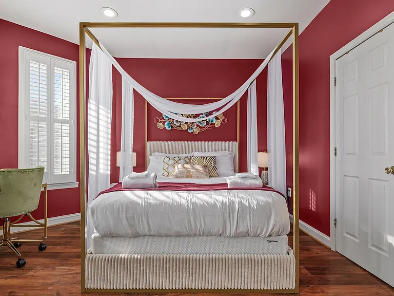 Master Bedroom filled with a lot of sunlight during the day