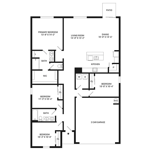 Floor plan Foxglove
