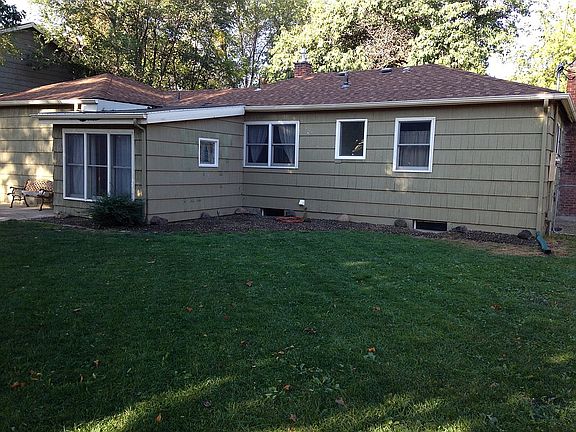 Large fenced backyard