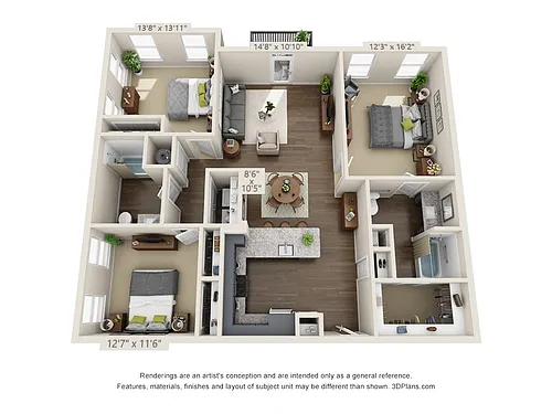 Floor plan Vanworth